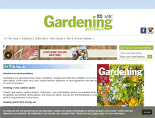 Tablet Screenshot of gardeningaustralia.com.au